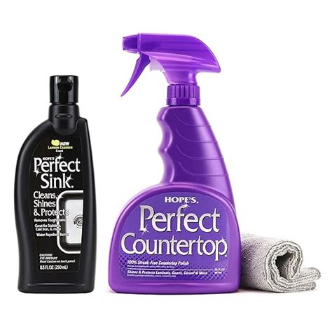 Hopes Perfect Sink Cleaner And Polish 85 Fl Oz And Perfect Countertop Cleaner