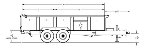 Big Tex Lp Mega Duty Tandem Axle Dump Trailers Direct In Mount