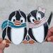 Stained Glass Penguins Suncatcher Colorful Stained Glass Vitrail Home