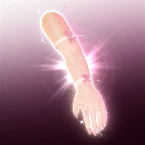 A Woman S Arm With Stars And Sparkles On The Wrist Is Shown In This