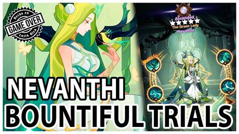 Bountiful Trials NEVANTHI Pruebas Abundantes Afk Arena YouTube