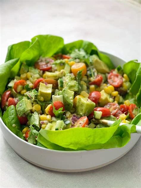 Tastegreatfoodie Avocado Salad With Cilantro Lime Dressing Sauces