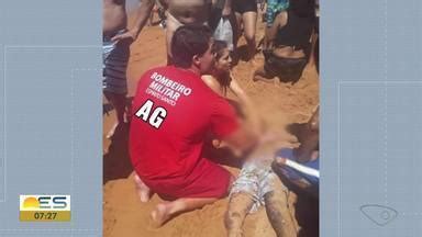 Bom Dia ES Criança se afoga em praia de Bicanga na Serra ES Globoplay