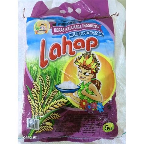 Jual Beras Lahap Kg Premium Pulen Shopee Indonesia