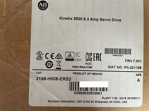 New Factory Allen Bradley H Ers Kinetix Servo