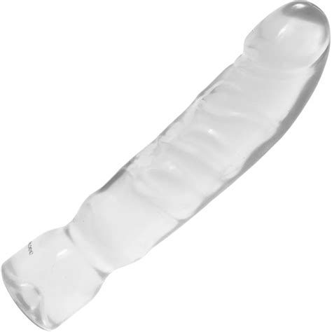 Crystal Jellies Big Boy Dildo In Clear Doc Johnson Satisfaction