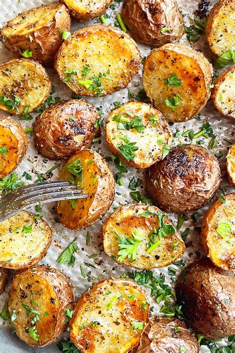 Oven Roasted Baby Potatoes One Pan One Pot Recipes