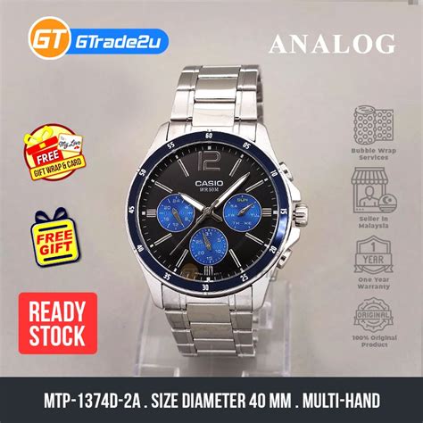 Original Men Mtp D A Mtp D A Analog Watch Silver Steel Band