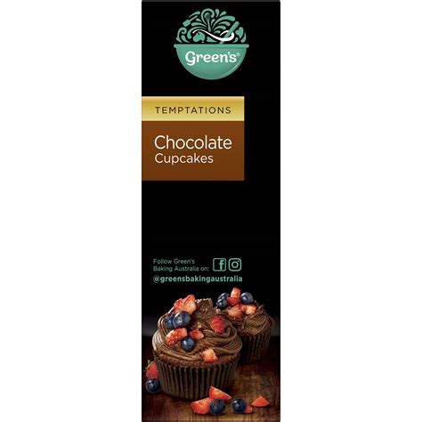 Green S Temptations Chocolate Cupcake Mix G Woolworths