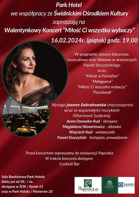 WALENTYNKOWY KONCERT MIŁOŚĆ CI WSZYSTKO WYBACZY Świdnicki Ośrodek