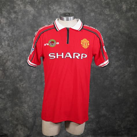 Manchester United 1998 Beckham” Retro Jersey Adults Picante Jerseys