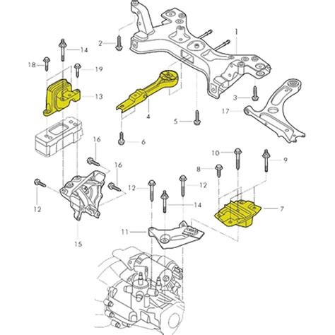 Kit Coxim Motor E C Mbio Volkswagen Up Mpi S Coxins