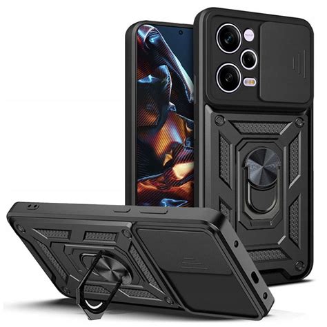 Tech Protect Camshield Xiaomi Redmi Note 12 Pro 5g Poco X5 Pro 5g črn Momaniosi