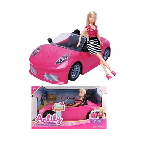 Barbie With Pink Car - Toys Supplier|Kids Toys Wholesale, Toys Company- HUALE TOYS