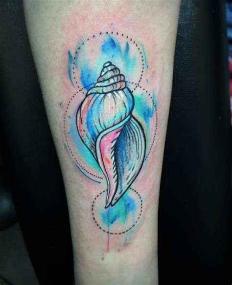 45 Beautiful Seashell Tattoos Designs For Men And Women Tattoosera