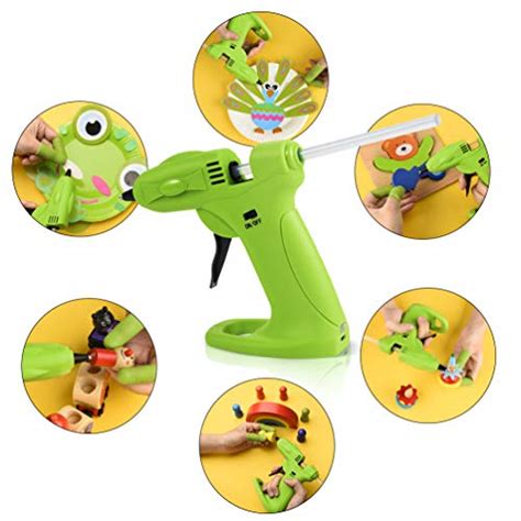 OUTUL Hot Melt Glue Gun MAh Lithium Hot Glue Guns With Pcs Mini Glue Sticks Cordless Use