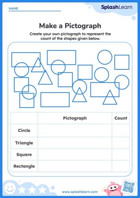 Grade 1 Draw Pictographs No Scales Math School Worksheets For