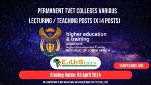 Permanent Tvet Colleges Various Lecturing Teaching Posts X Posts