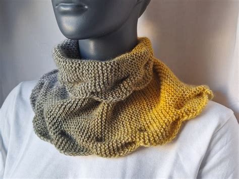 Strickanleitung Halssocke Neckwarmer Loop Schalkragen Cowl