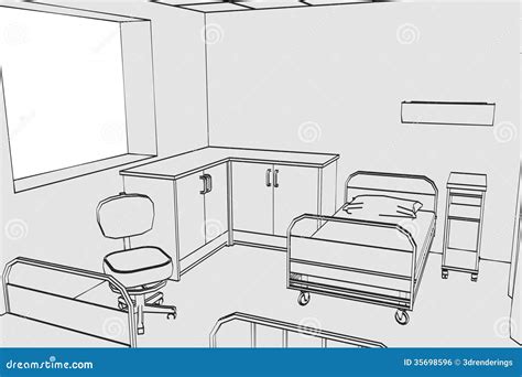 Image Of Hospital Room Royalty Free Stock Image - Image: 35698596