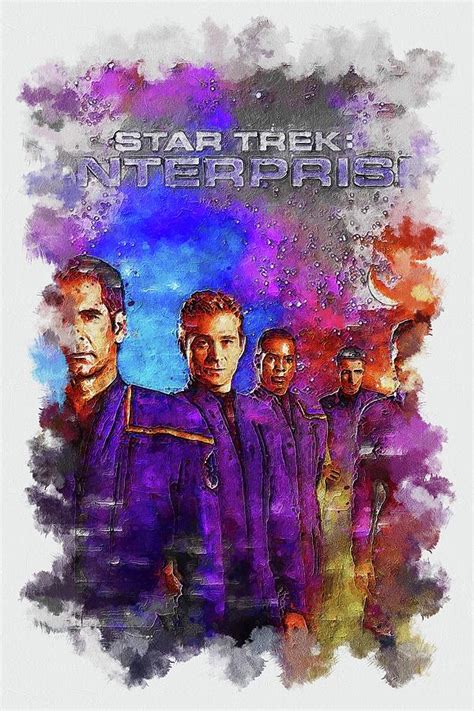 TV Show Star Trek Enterprise Digital Art by Garett Harold | Pixels