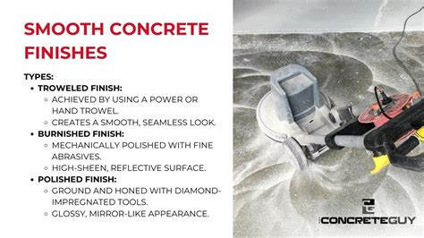 Types Of Concrete Surface Finishes The Concrete Guy