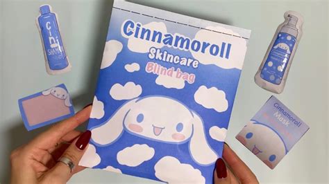 Tutorial Sanrio Cinnamoroll Skincare Blind Bag Asmr Youtube