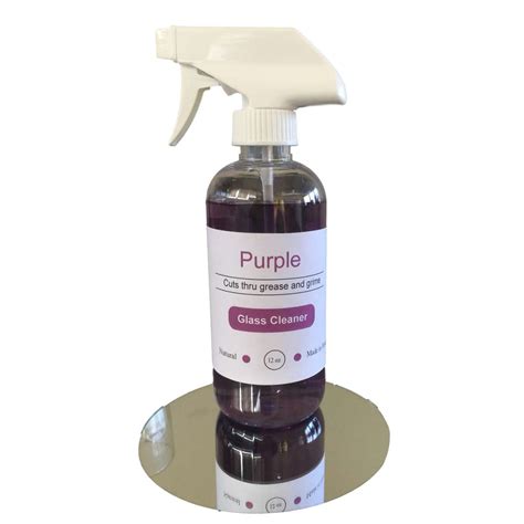 Purple Glass Cleaner 12 Oz Bloc All Natural Mosquito Repellent