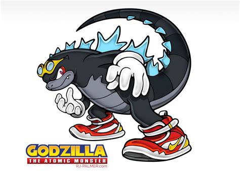 Godzilla if he was in the sonic universe by RJ Palmer : r/GODZILLA