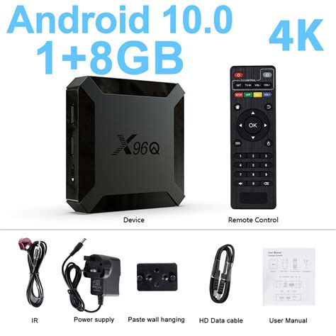 X Q Hd Android Smart Tv Box Uhd K Wifi Media Player Hdmi Gb Au