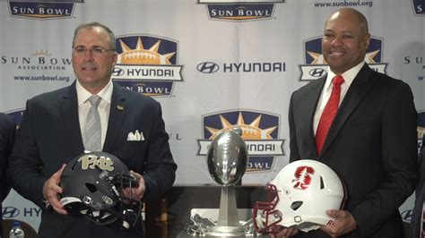 Pitt Football Sun Bowl Press Conference Coach Narduzzi Youtube