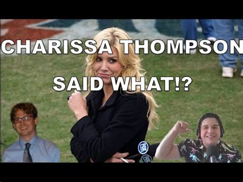 Charissa Thompson Admits Making Up NFL Sideline Reports YouTube