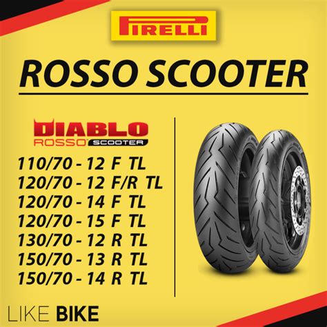 ยาง Pirelli Diablo Rosso Scooter ขอบ 12 13 14 15 พีรารี่ ยางรถมอเตอไซค์