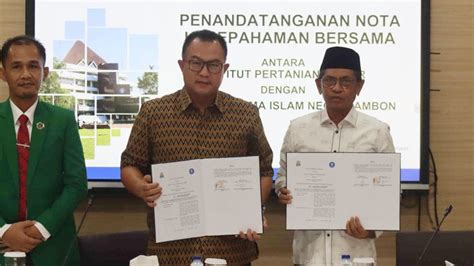 IAIN Ambon Dan IPB University Jalin Kerjasama Berita Maluku