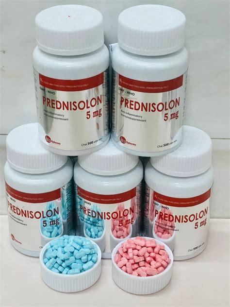 Prednisolon 5mg Armephaco Chai 500 Viên CÔng Ty Tnhh MỘt ThÀnh ViÊn