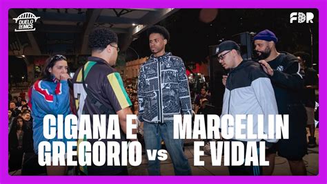 CIGANA E GREGÓRIO VS MARCELLIN E VIDAL PRIMEIRA FASE DUELO DE MCS