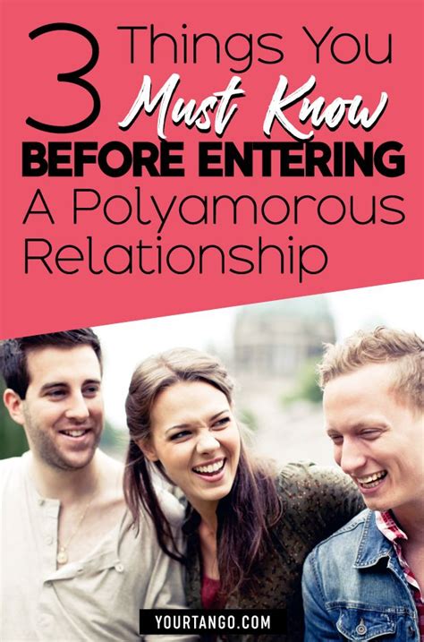 3 Things You Must Know Before Entering A Polyamorous Relationship Artofit