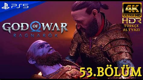 HAYIR BROOOOK GOD OF WAR RAGNAROK PS5 4K 60FPS HDR Türkçe Bölüm