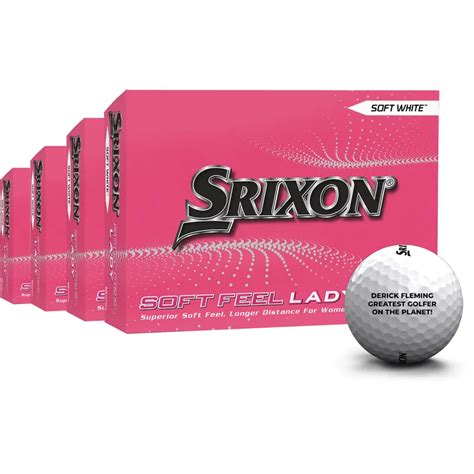 Srixon Soft Feel Lady 8 Golf Balls Buy 3 DZ Get 1 DZ Free Golfballs