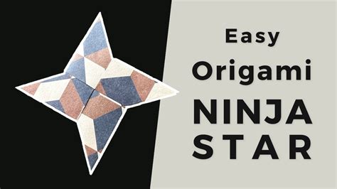 Origami Ninja Star Easy Origami For Beginners Youtube