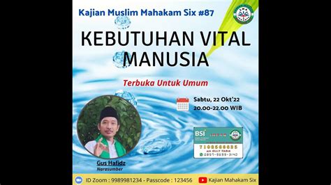 Kajian Muslim Mahakam Six Youtube