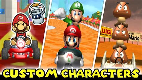 3 Unique Custom Characters For Mario Kart Wii YouTube