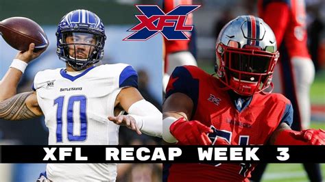 Xfl Football Week 3 Recap And Reactions Youtube