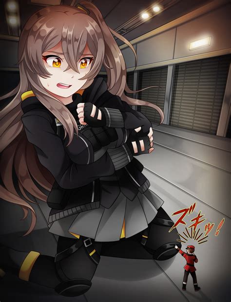 Safebooru 1boy 1girl Absurdres Alternate Breast Size Black Jacket Breasts Commander Girls