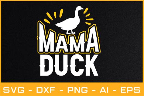 Mama Duck Svg Graphic By Akdesignstorebd · Creative Fabrica