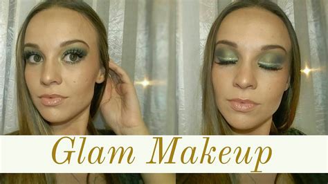 EASY Golden Green Glam Makeup Tutorial Jovana Majkic YouTube