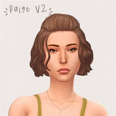 Liliili Sims Hairs Swatches Updated Part Sims Hair Hair Sims