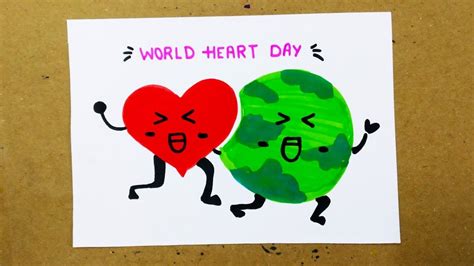 World Heart Day, Doctors Day, Poster Drawing, Greeting Cards Handmade ...