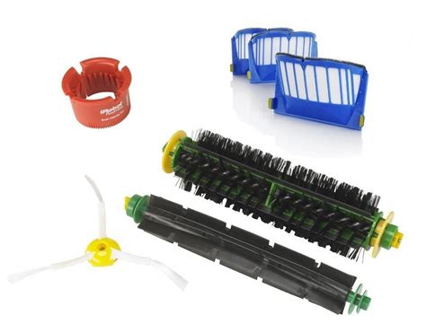 Brush And Aerovac Filters Kit For IRobot 82401 Roomba R3 500 Series