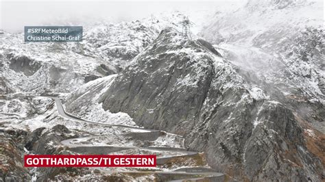 SRF Meteo on Twitter Gestern wurden höheren Alpenpässe mit